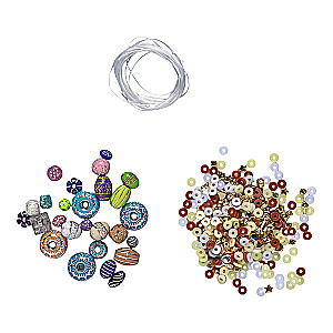 Set zum Basteln Armbänder zum Selbermachen Bijou (farbig)