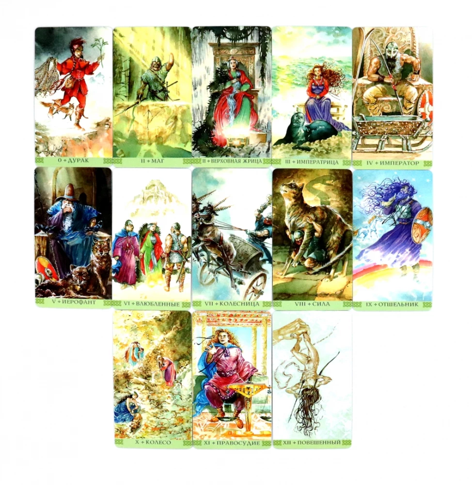Tarot Wikingów. Seria rosyjska (78 kart)