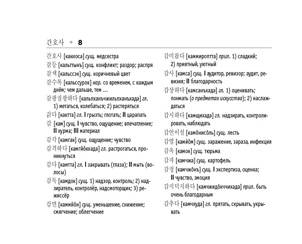 Koreańsko-rosyjski. Rosyjsko-koreański słownik