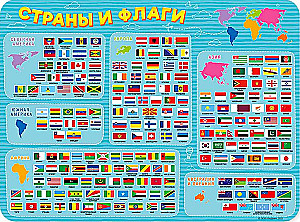 Podkład do formowania - Kraje i flagi