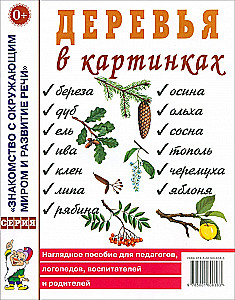 Drzewa w obrazkach. Pomoc dydaktyczna dla pedagogów, logopedów, wychowawców, rodziców.