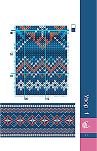 Scandinavian Patterns with Knitting Needles. Jacquard