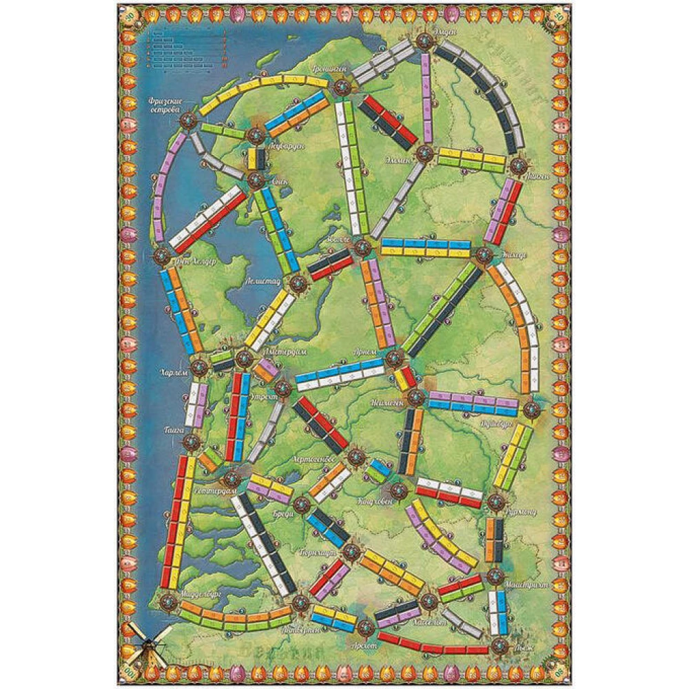 Lauamäng - Ticket to Ride. Madalmaad (lisa)