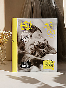 Album fotograficzny na 10 arkuszach magnetycznych - Fluffy pets. Miau (23x28)