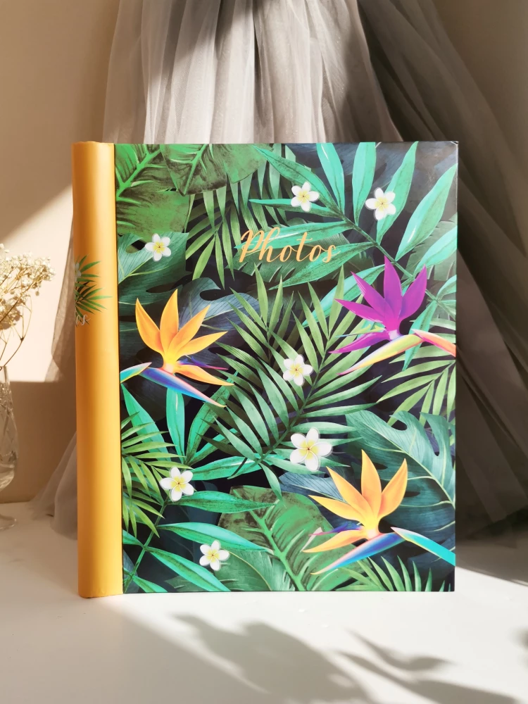 Album fotograficzny na 10 arkuszy magnetycznych - Belle fleur. Rajski kwiat (23x28)