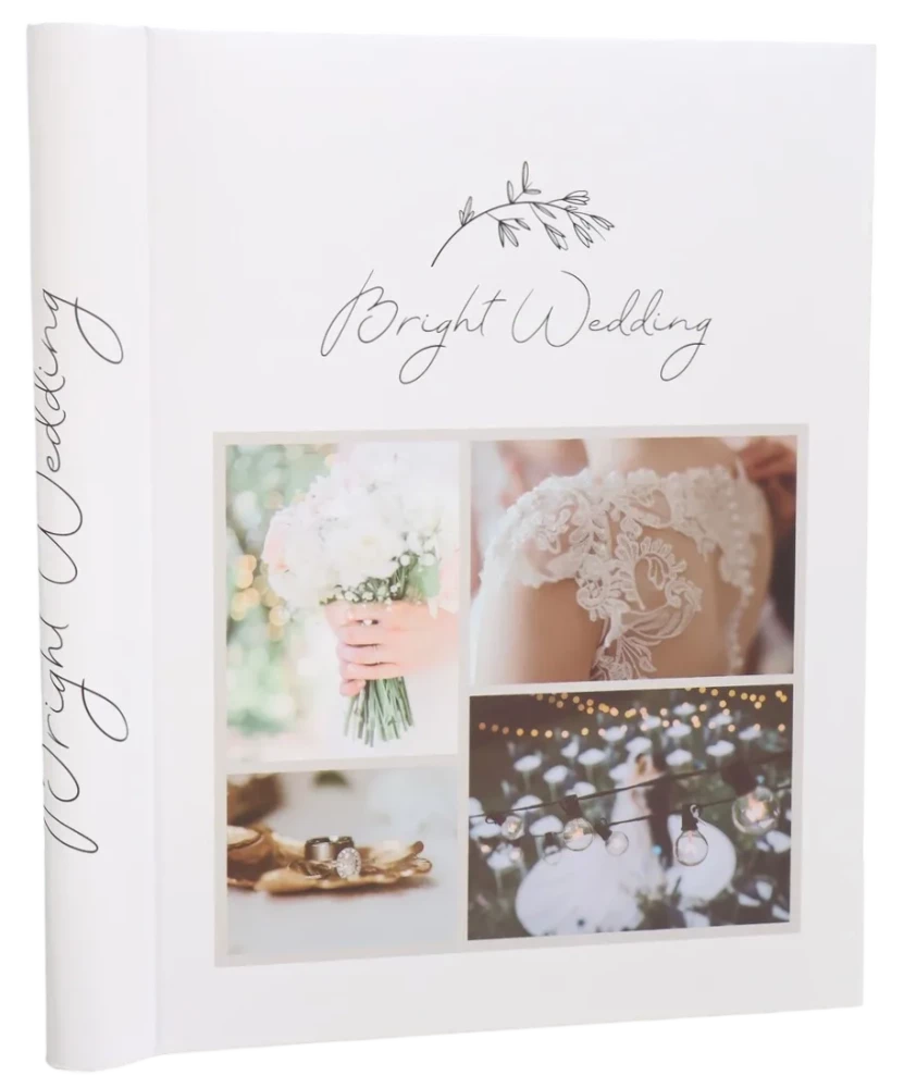 Album fotograficzny 10 magnetycznych kartek - Bright wedding (23x28)