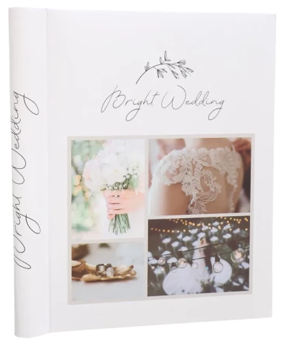 Album fotograficzny 10 magnetycznych kartek - Bright wedding (23x28)