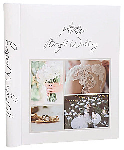 Album fotograficzny 10 magnetycznych kartek - Bright wedding (23x28)