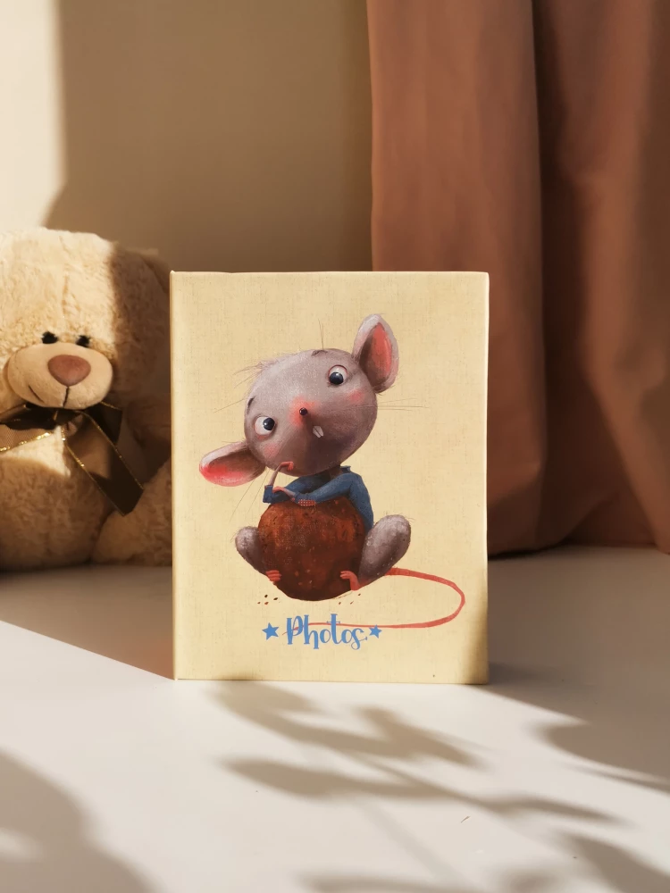 Album na zdjęcia na 100 zdjęć - Myszka i królik. Mysz (10x15)