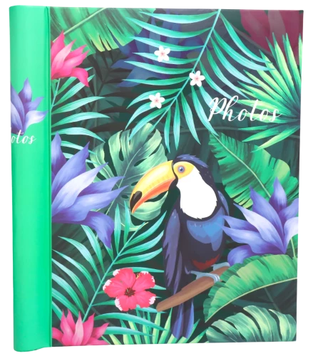 Album fotograficzny na 10 arkuszy magnetycznych - Belle fleur. Tukany (23x28)