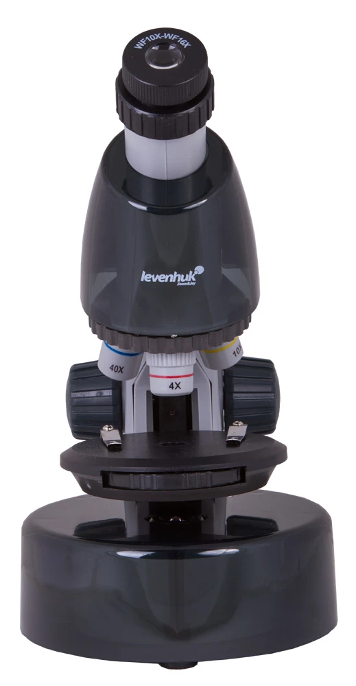 Levenhuk LabZZ M101 Microscope, Dark Gray