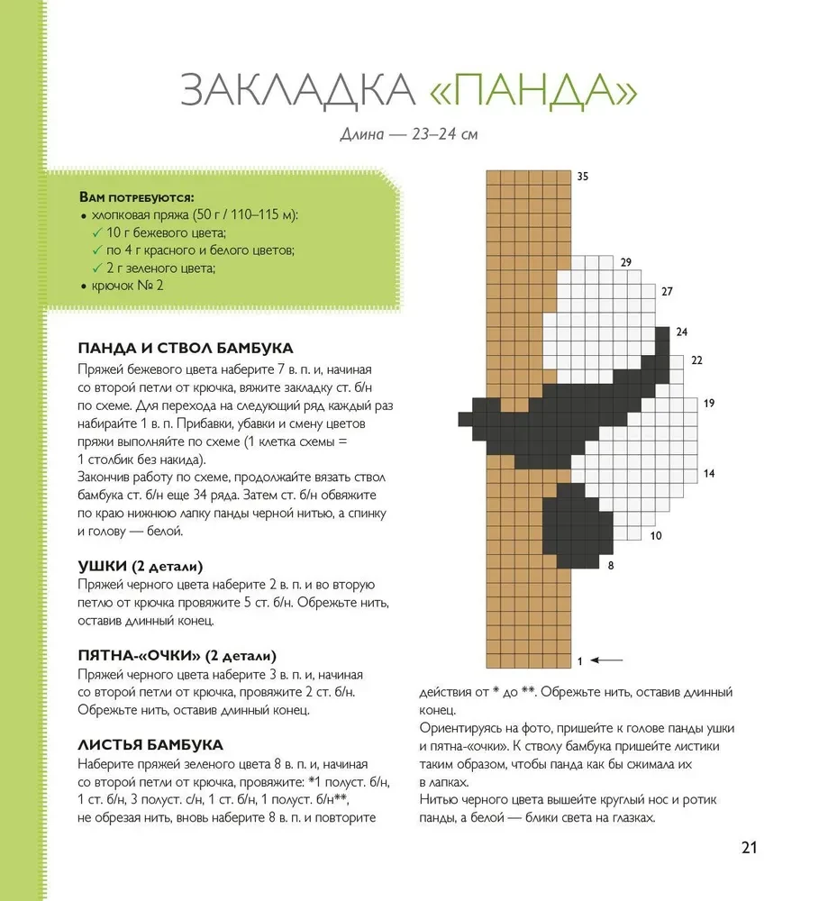 Adītas grāmatzīmes. Vairāk nekā 30 autoru modeļu un shēmu