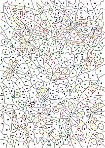 Der geheimnisvolle Wald. Farben, Symbole, Zahlen