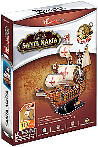 3D Puzzle - Ship. Santa Maria. 113 Pieces