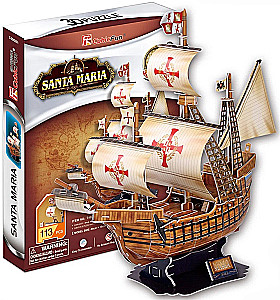 3D Puzzle - Ship. Santa Maria. 113 Pieces