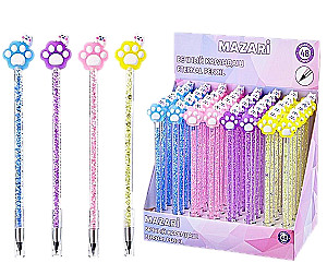 Eternal Pencil - PAWS, with crystals inside the body (assorted)