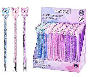 Eternal pencil - CUTE, with crystals inside the casing (assorted)
