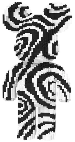 3D Konstruktor - Lokys, 4808 detalių