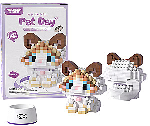 3D Konstruktor - Katze, 235 Teile