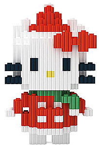 3D konstruktorius - XINZ. Hello Kitty, 467 detalių