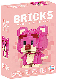 3D Konstruktionsspielzeug - BRICKS. Bär, 151 Teile