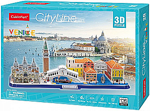 3D puzzle - Wenecja, 126 elementów