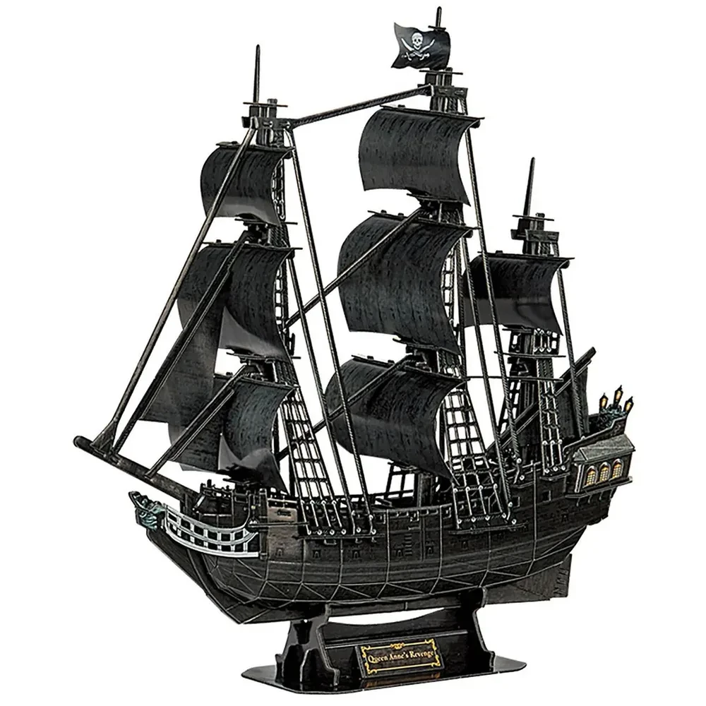 3D-Puzzle - Schiff Queen Anne's Revenge, 180 Teile
