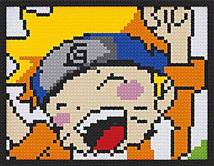 3D konstruktors - Naruto. Naruto. 3752 detaļas