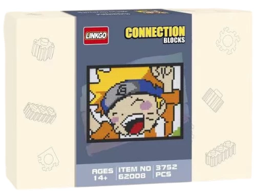 3D Constructor - Naruto. 3752 pieces