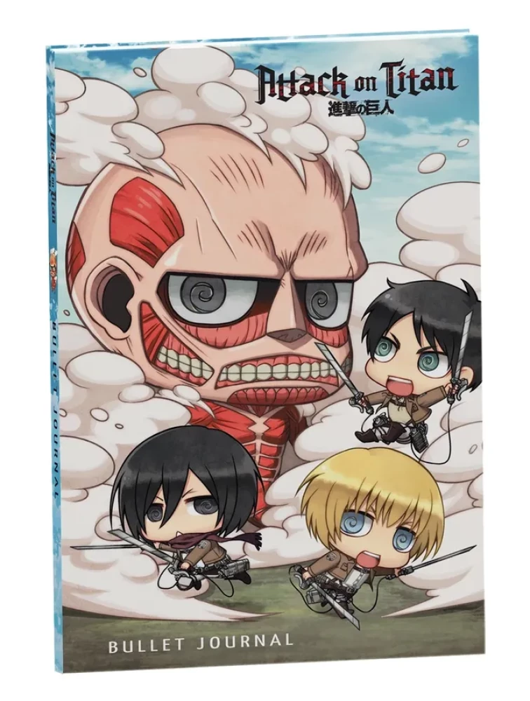 Titanų puolimas. Bullet Journal kiekvienai dienai. Chibi