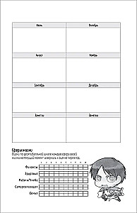 Titanų puolimas. Bullet Journal kiekvienai dienai. Chibi