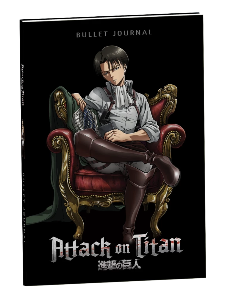 Titano ataka. Bullet Journal kiekvienai dienai. Levi Ackerman