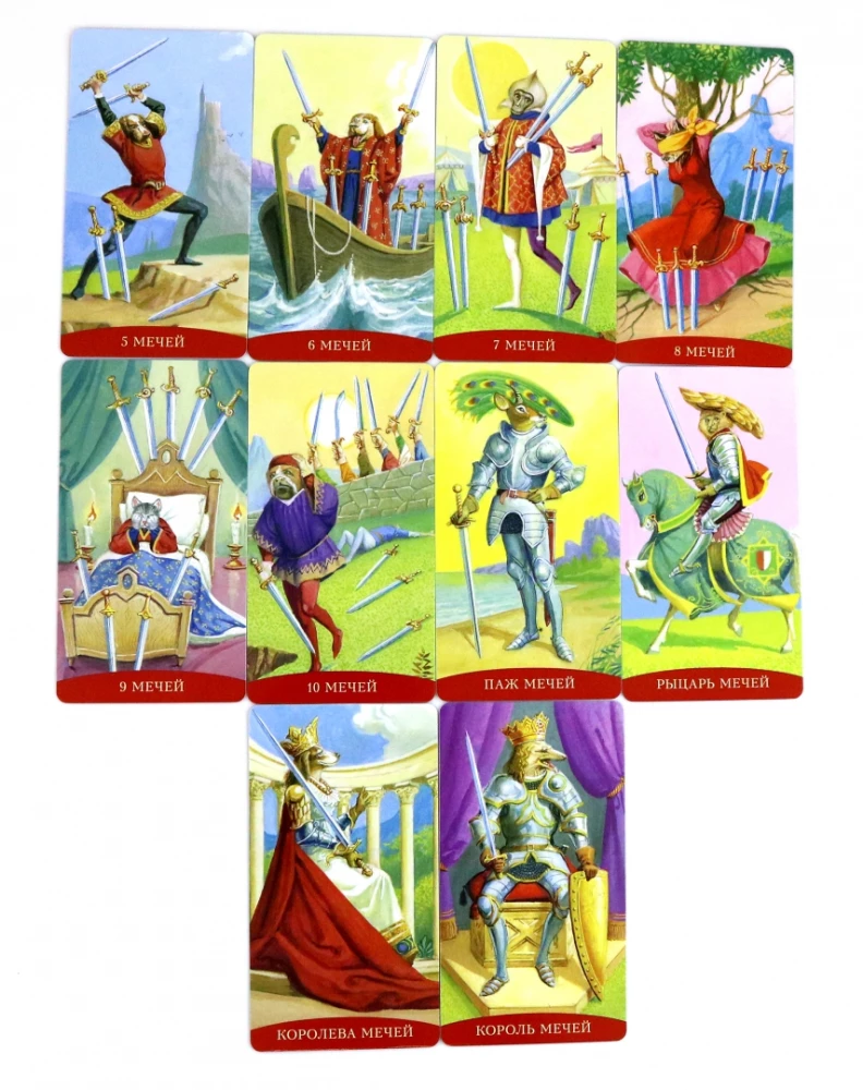 Tarot - Königliche Wesen. Russische Serie