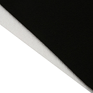 Set aus buntem Filz (schwarz und weiß)