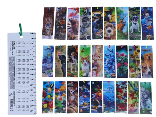 3D Effect Bookmark (Assorted, 27 Designs)