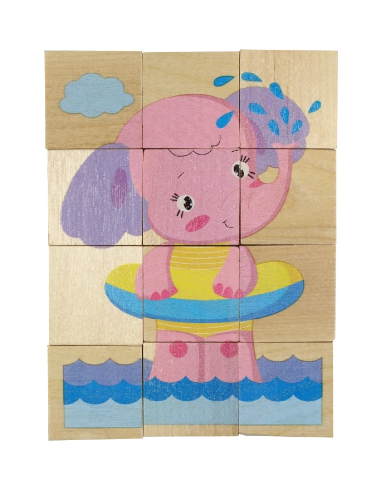 Wooden Puzzles - Baby Elephant