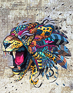 Numbrite maalimine - Tänavakunst graffiti, 40x50cm