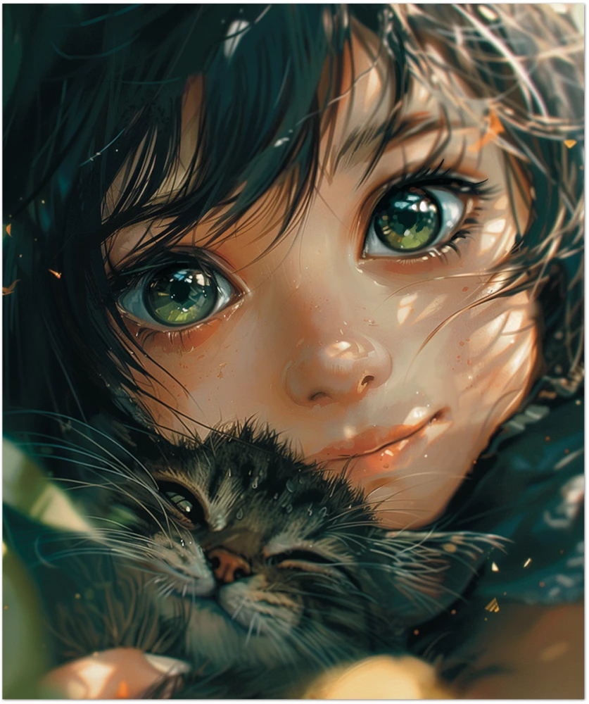 Notatnik A5 Koty anime (4 wzory)
