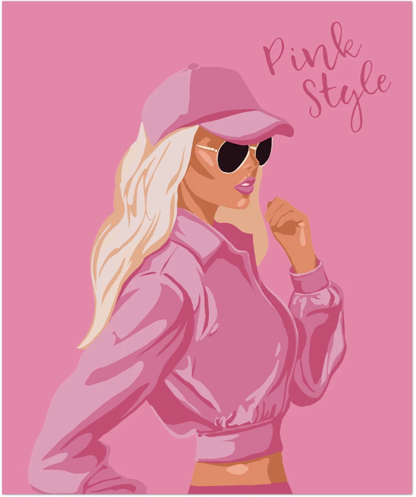 Notatnik A5 Barbie w różowym stylu