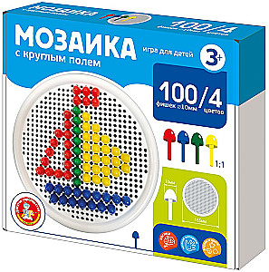 Kindermosaik mit runder Fläche (100 Teile)