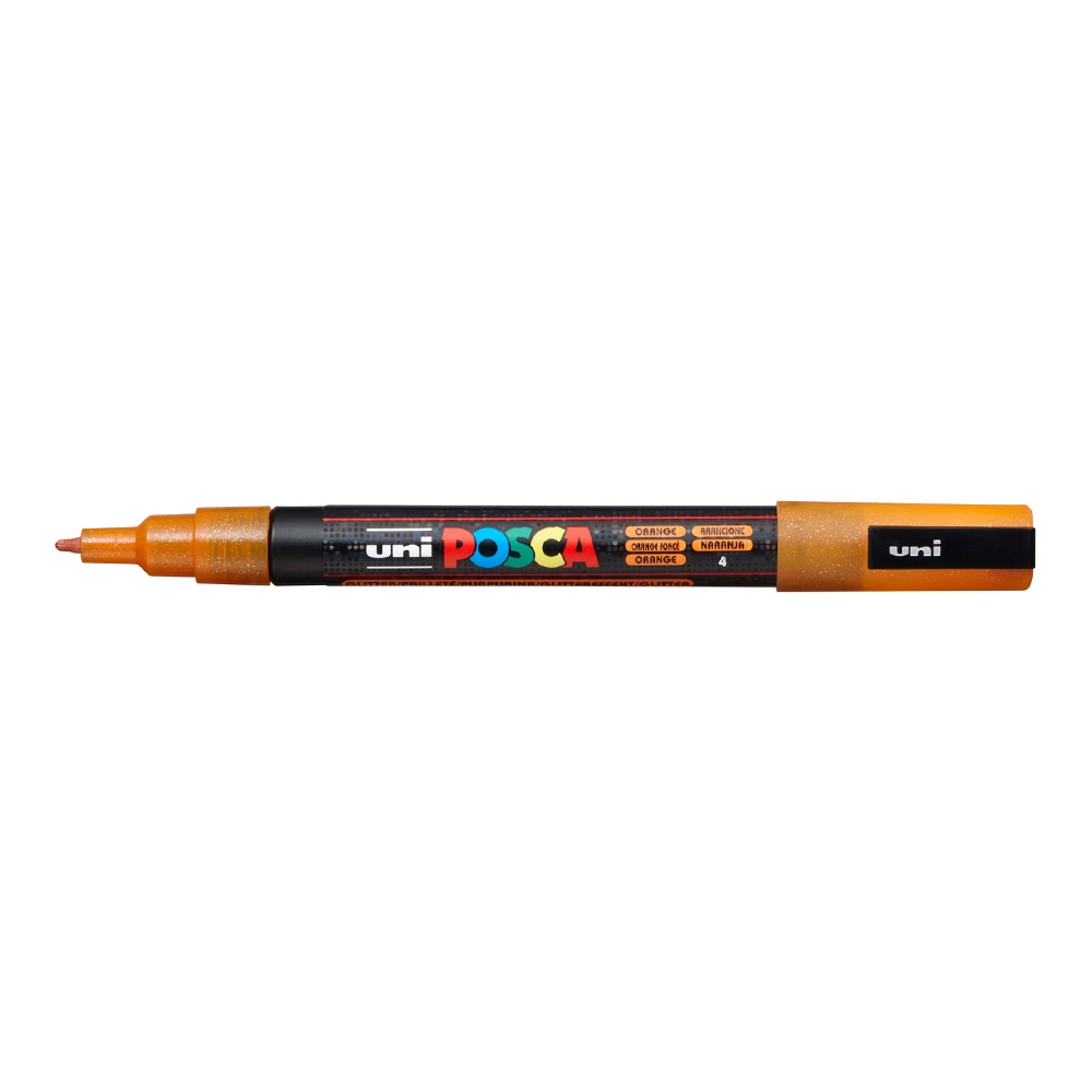 Marker UNI Posca PC-3ML, oranžidega sädelev (4)