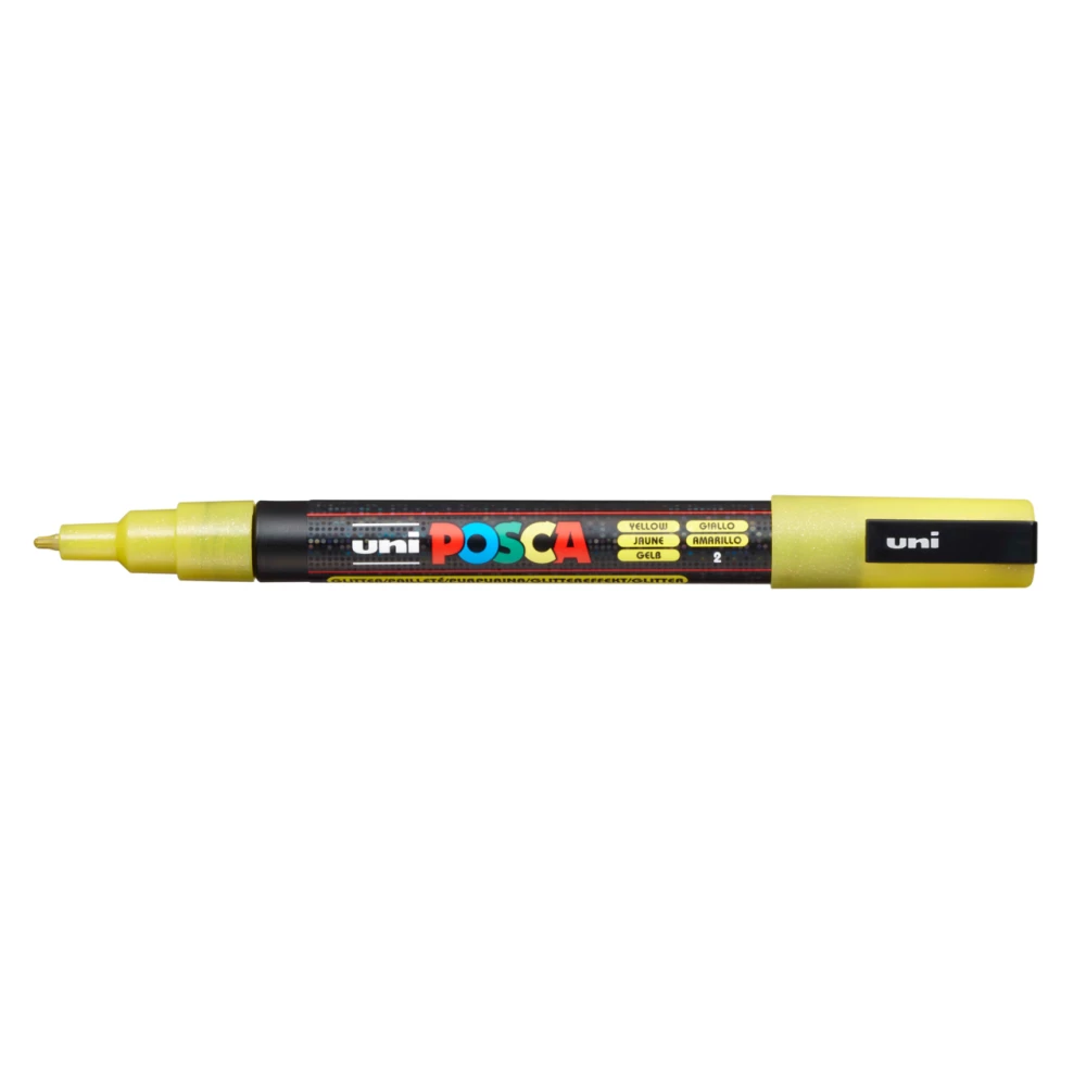 Marķieris UNI Posca PC-3ML, zils ar spīdumiem (2)