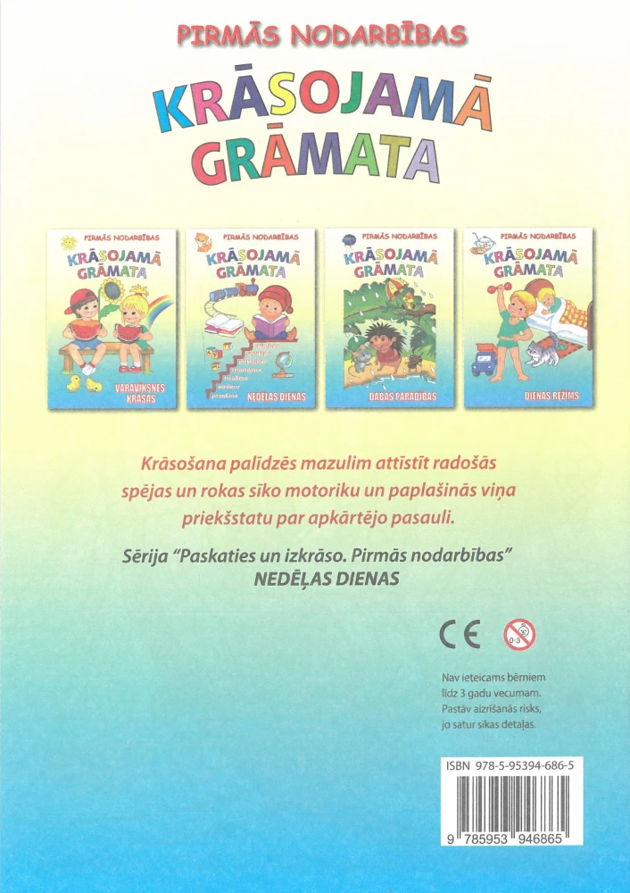 Spalvinimo knygelė - Savaitės dienos