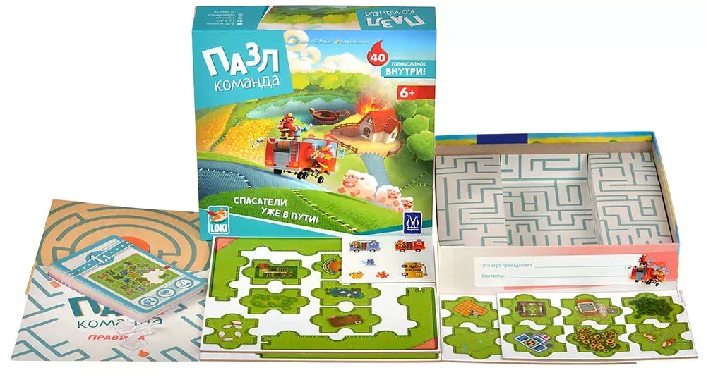 Brettspiel - Puzzle-Team