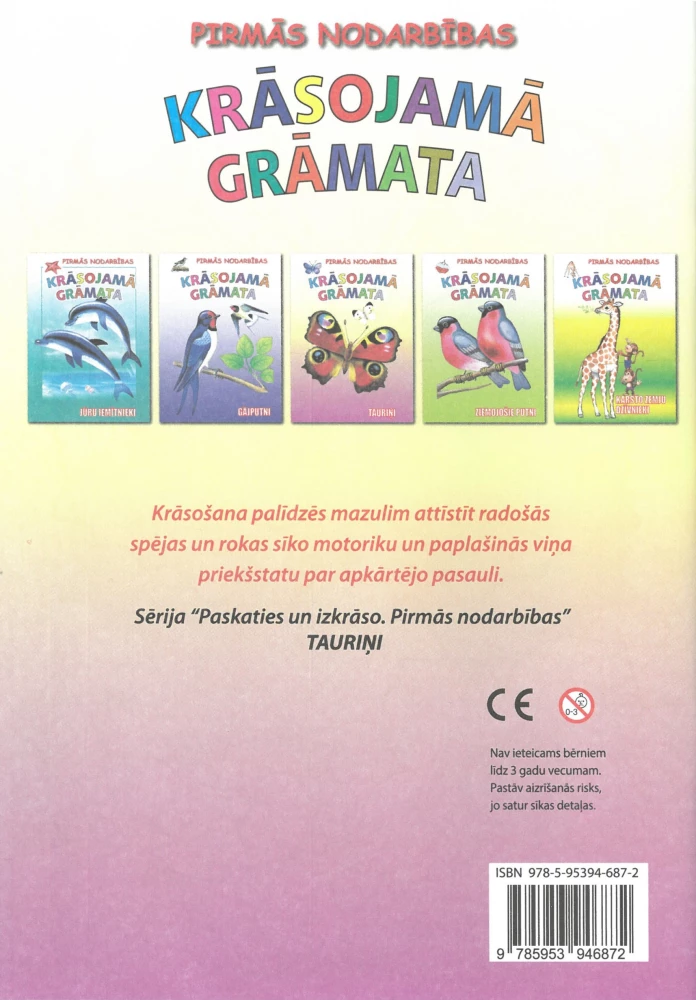 Dažymoji knyga - Drugeliai