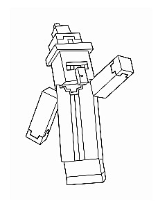 Pačios kubinės Minecraft spalvinimo knygos. Super pikselinė nuotykių kelionė