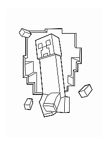 Pačios kubinės Minecraft spalvinimo knygos. Super pikselinė nuotykių kelionė