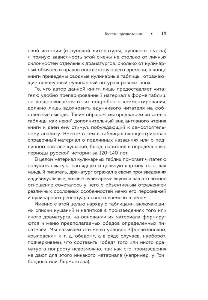Essen ist serviert! Repertoire an Gerichten und Getränken in der russischen klassischen Dramaturgie