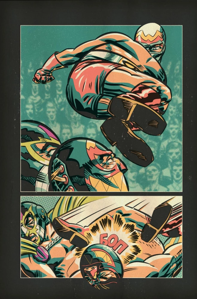 Flow ja wrestling (komplekt koomikseid)