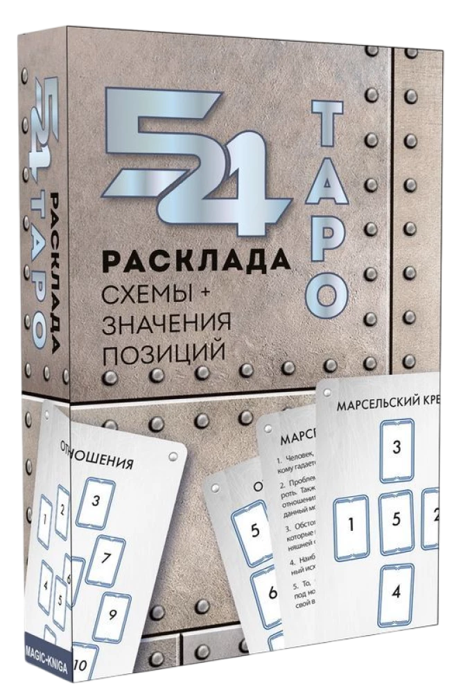 54 taro izklādes (shēmas un pozīciju nozīmes)